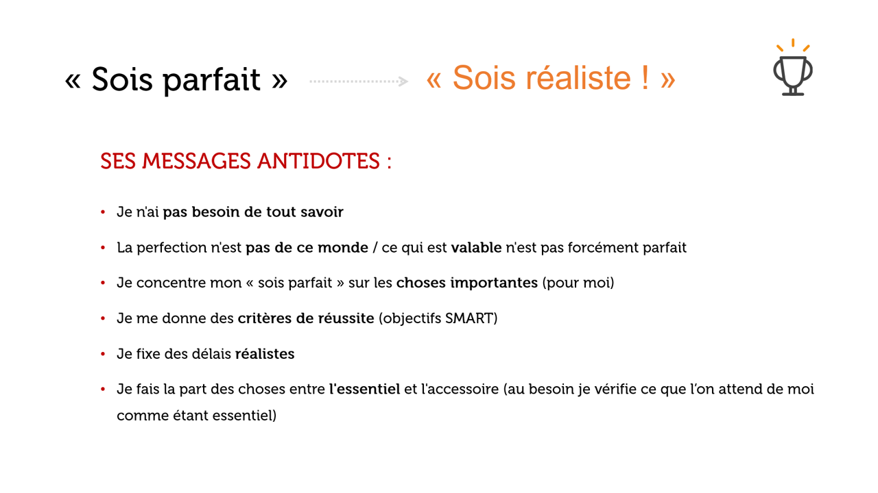 antidotes sois parfait